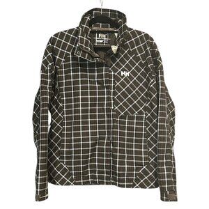Helly Hansen‎ Women’s Plaid Ski Snowboard Jacket Waterproof Seam Sealed Shell M